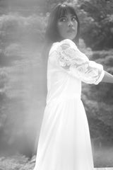 (Pre-Order) Nuoli Lace Puff Sleeve Dress