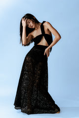 The Susie Polka Dot Sheer Skirt