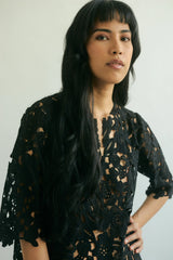 Mimi Cotton Lace Tunic Dress