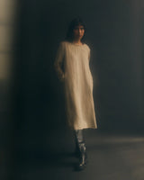 Deonna Long Sleeve Straight-Cut Midi Dress