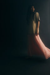 Nikki Shoulder Pad Oversized Tee