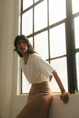 Jessica Bamboo Shoulder Pad T-Shirt