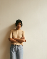 Jessica Bamboo Shoulder Pad T-Shirt