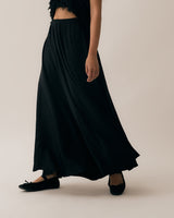 Silk Cotton Maxi Skirt